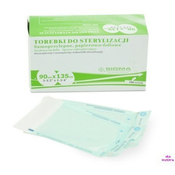 TOREBKI DO STERYLIZACJI 90MM X 135MM 200SZT